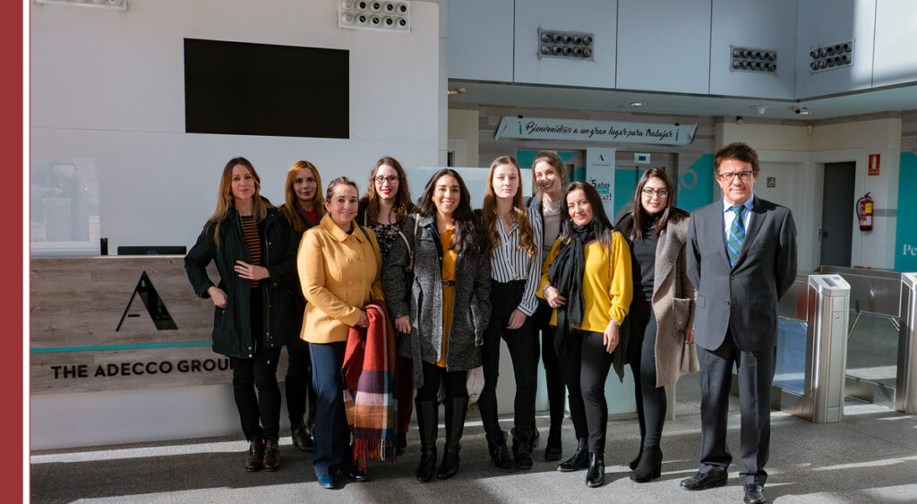 alumnos de imf visitan the adecco group
