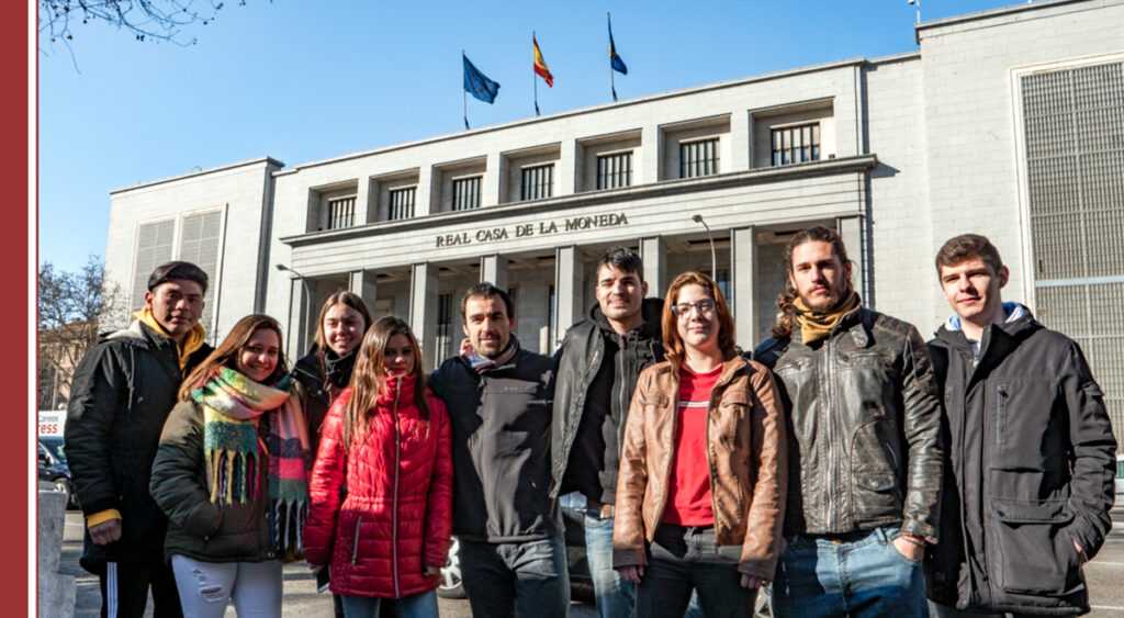 alumnos del mba imf visitan el museo de la casa de la moneda
