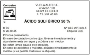 Agentes químicos ácido sulfúrico
