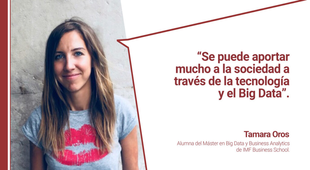 alumna del master en big data y business analytics
