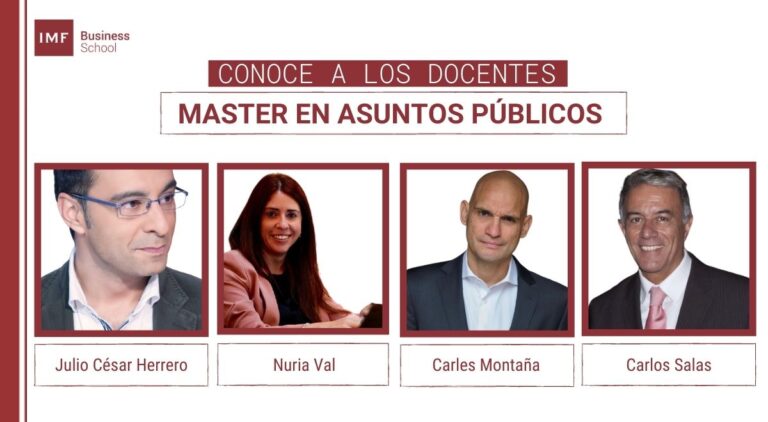 Profesores Master Asuntos Públicos de IMF Business School